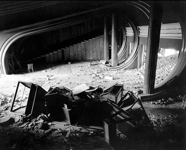 Demolici&oacute;n del centro de Monterrey, 1982