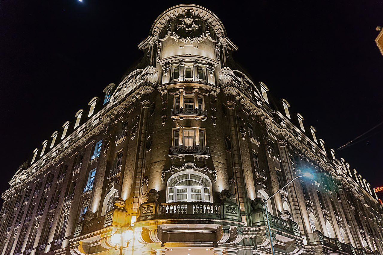Gran Hotel Ancira, Monterrey - fachada neocl&aacute;sica