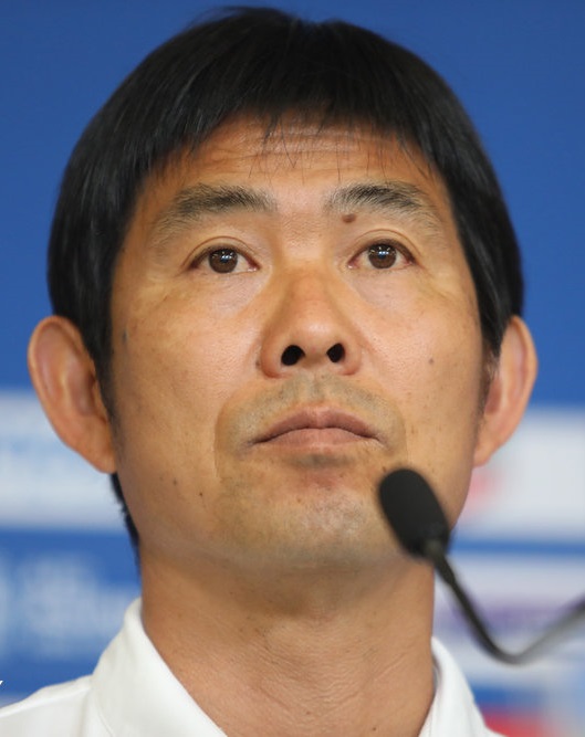 Japan head coach Hajime Moriyasu
